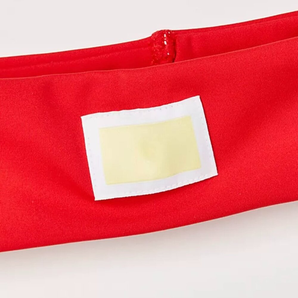 Free People Yellow The Label Kyla Soft Headband in RED O/S NWT